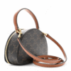 Celine 
Calfskin Triomphe Canvas Half Moon Case Tan + Brand Box , size 20*14 .. ofr - Thumbnail Image 2