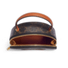 Celine 
Calfskin Triomphe Canvas Half Moon Case Tan + Brand Box , size 20*14 .. ofr - Thumbnail Image 5