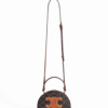 Celine 
Calfskin Triomphe Canvas Half Moon Case Tan + Brand Box , size 20*14 .. ofr - Thumbnail Image 4
