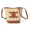 Celine SMALL CANVAS BUCKET CUIR TRIOMPHE  + Brand Box , size 20x17 .. ofr - Thumbnail Image 1