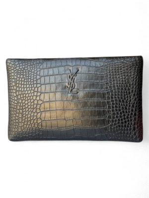 Saint Laurent Clutch Pochette en cuir New Jolie + Brand Box, size 26*20