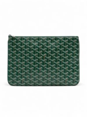 Goyard Goyardine Senat Pochette Clutch c + Dust Cover , size 30*18