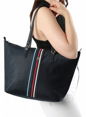 TOMMY HILFIGER Signature TH Monogram  Tote , size 40*30