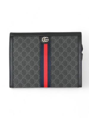 GUCCi GG Supreme Monogram Ophidia clutch  bag + Brand Box , size 26*20