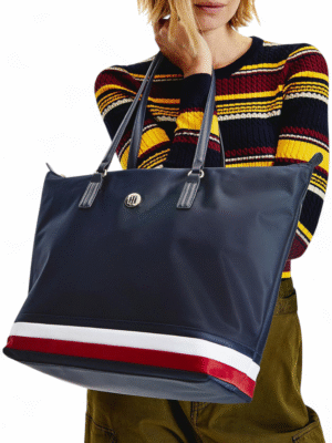Tommy Hilfiger Sac Shopper Poppy Tote + Brand Box , size 40*30