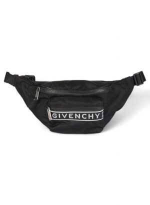 Givenchy Unisex Nylon Belt Bag In Polyamide Black , size 33*16