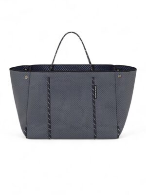 State Of Escape Tote , size 36*30 - رمادي