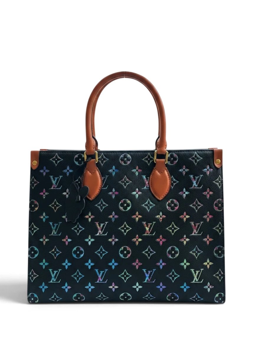 ⁦Louis Vuitton OnTheGo tote MM  + Brand Box , size 35*27⁩ - الصورة ⁦4⁩