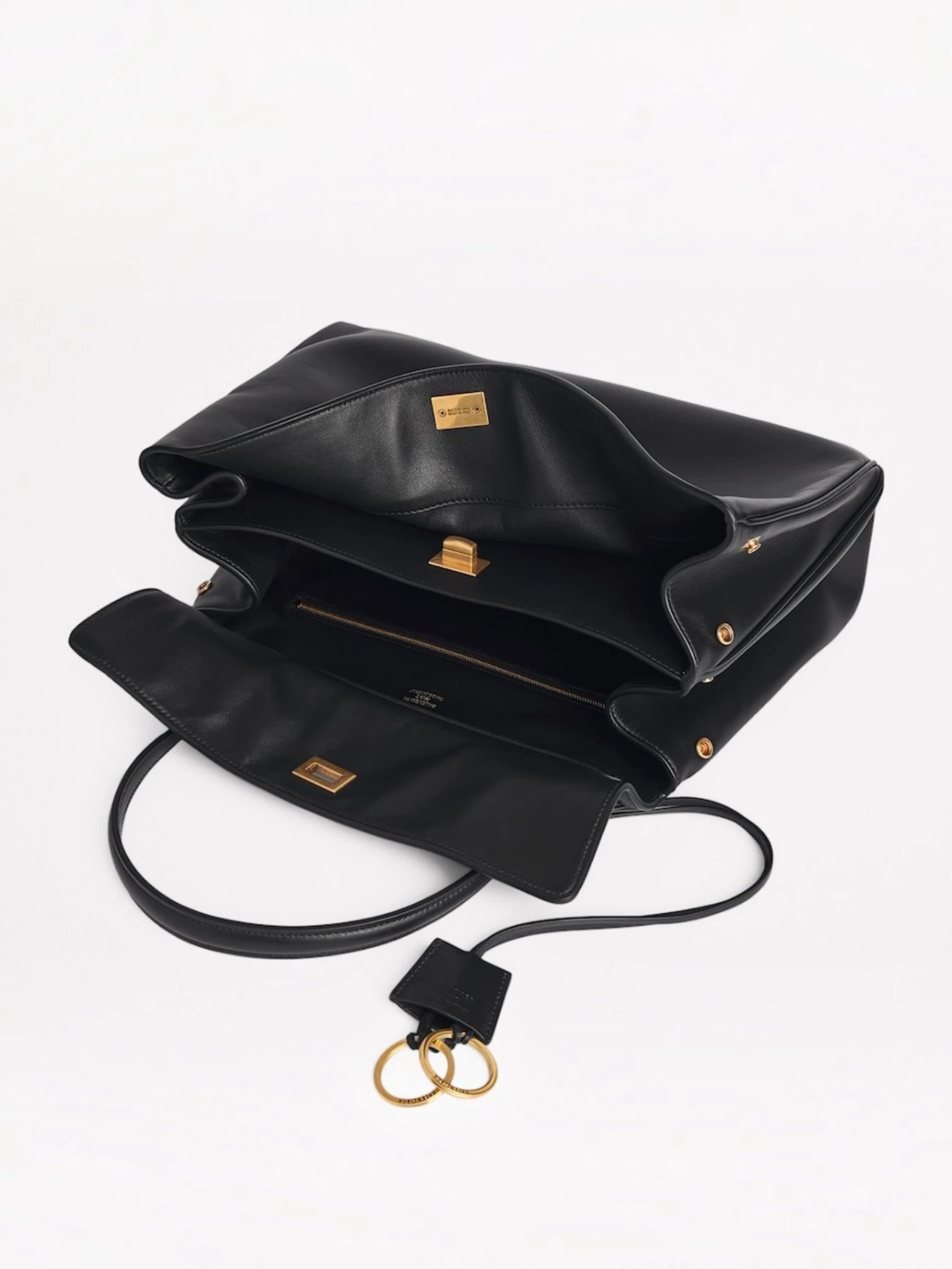 ⁦BALENCIAGA Rodeo 35 Large leather tote bag  , size 35*24⁩ - الصورة ⁦8⁩