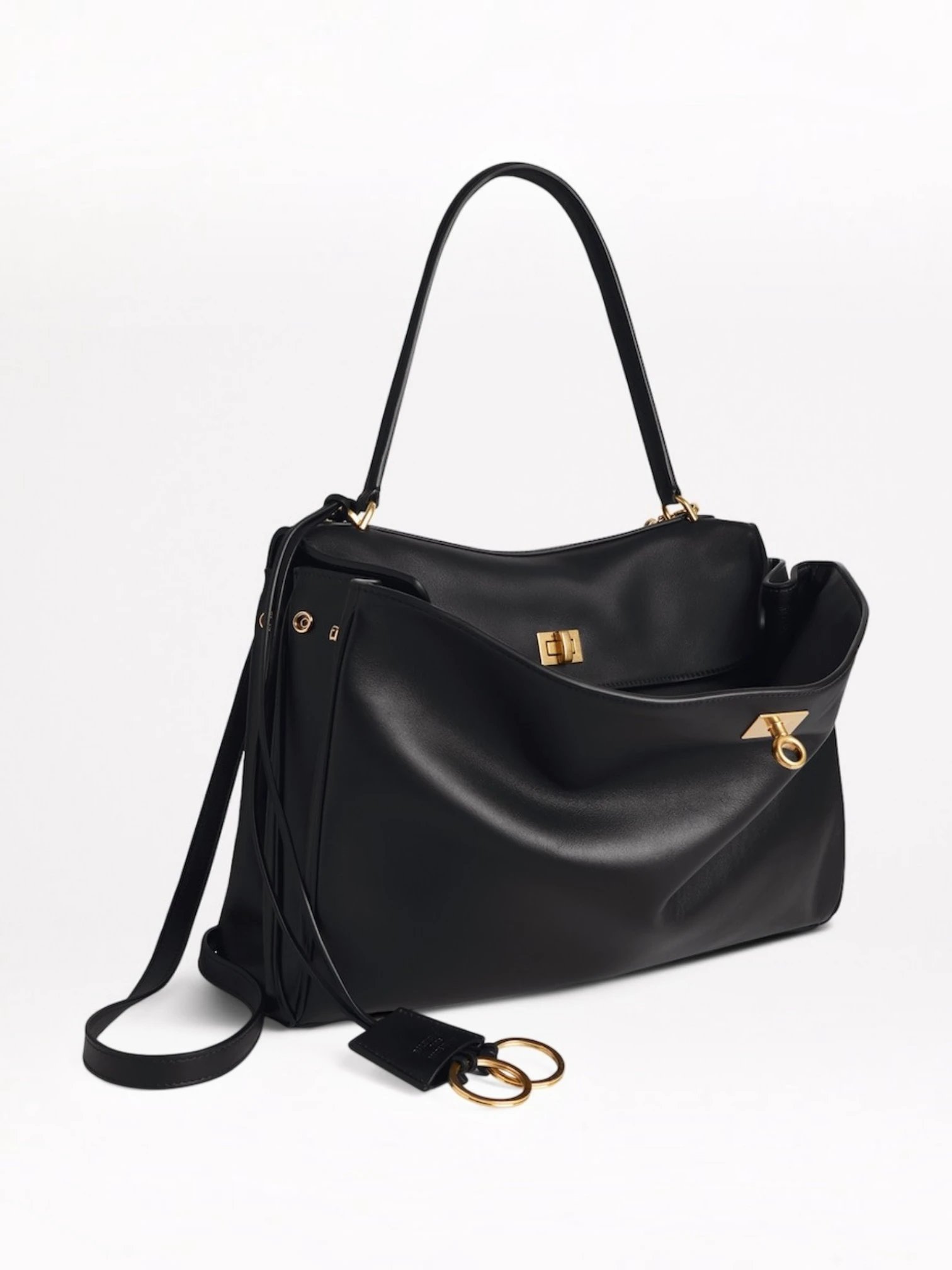 ⁦BALENCIAGA Rodeo 35 Large leather tote bag  , size 35*24⁩ - الصورة ⁦7⁩