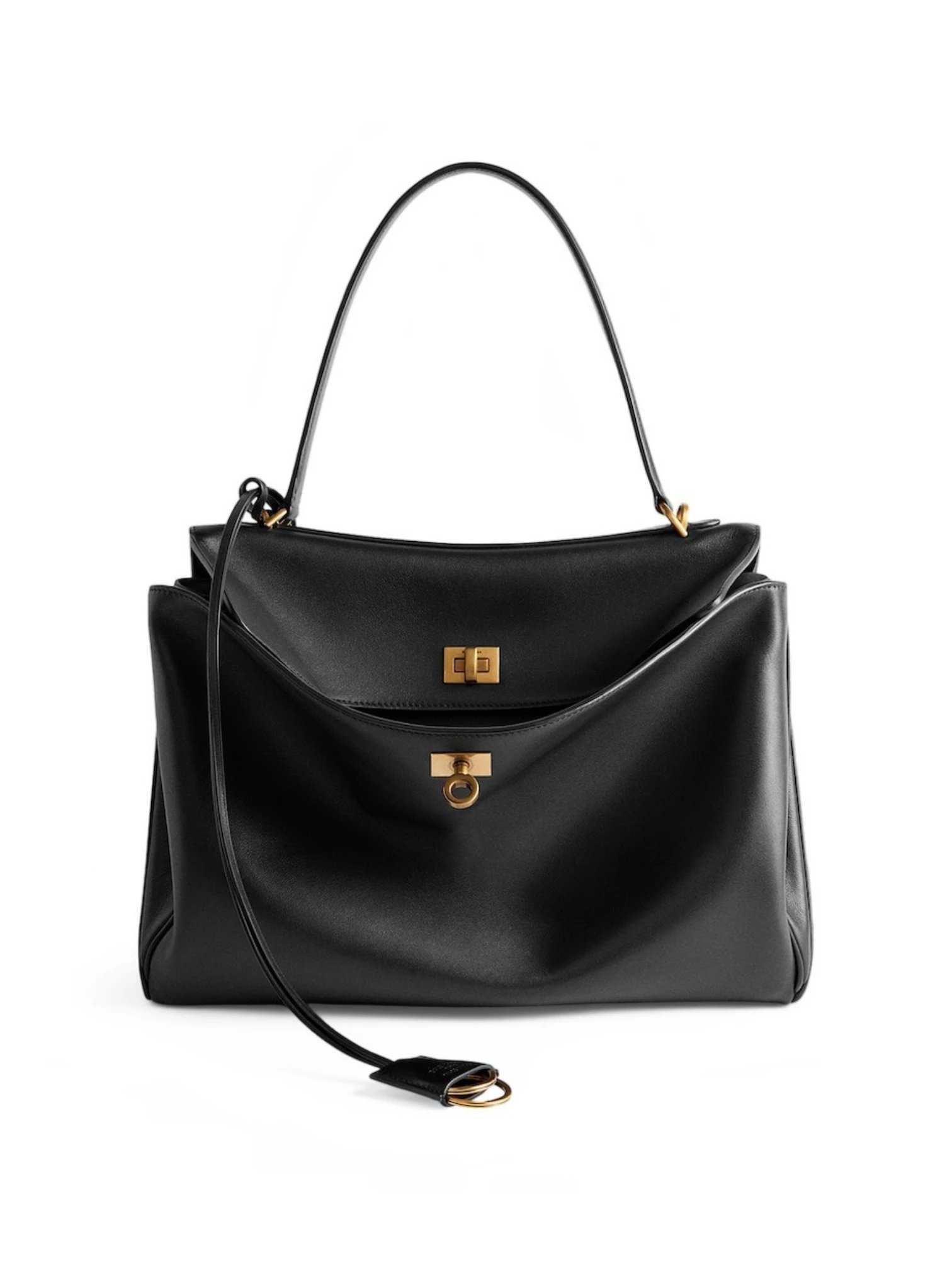 ⁦BALENCIAGA Rodeo 35 Large leather tote bag  , size 35*24⁩ - الصورة ⁦1⁩