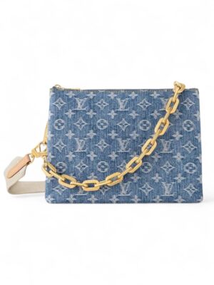 Louis Vuitton Denim Coussin Pm class A + Brand Box , size 25*18