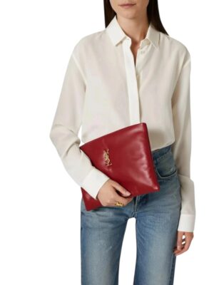Saint LaurentCalypso clutch pouch + Brand Box , size 28*20