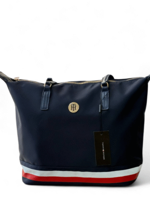 Tommy Hilfiger Sac Shopper Poppy Tote + Brand Box , size 40*30 - كحلي