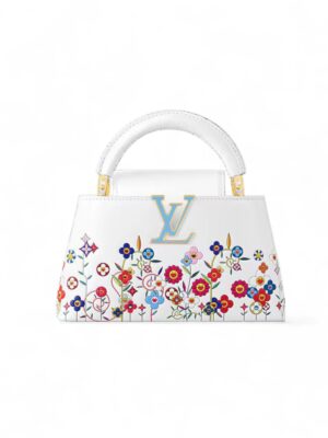 Louis Vuitton LV x TM Capucines East West Mini + Brand Box , size 22.5*12