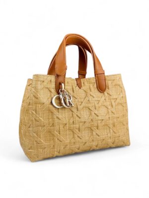 Christian Dior Toujours Bag
Beige Graphic Cannage Raffia + Brand Box , size 30*20