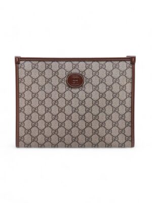 Gucci GG Supreme Monogram Toiletry Pouch Bag + Brand Box , size 26*20
