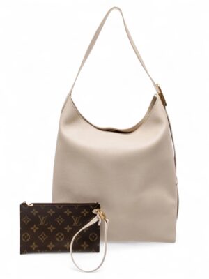 Louis Vuitton Low Key Hobo Bag MM white , size 35*30