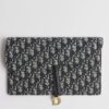 Christian Dior saddle clutch pouch oblique Jacquard + Brand Box, size 26*17 - Thumbnail Image 2