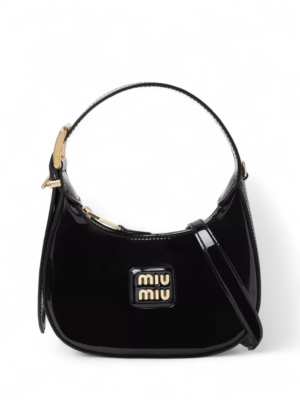 Miu Miu Hobo Bag in Patent Leather + Brand Box , size 21*14