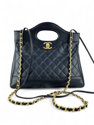 Chanel Black Chanel 31 Shopping Bag + Brand Box , size 30*24