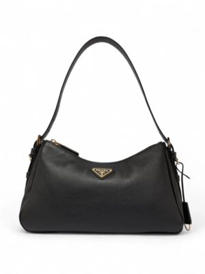 Prada Medium Leather Aimee Shoulder Bag + Brand Box , size 28*23