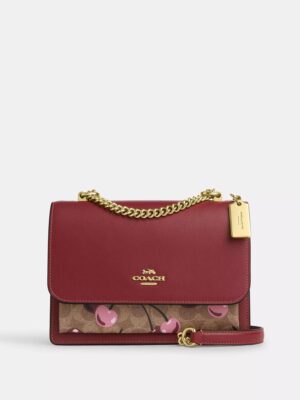 Coach Klare Crossbody Bag In Signature Canvas + Brand Box, size 25*21