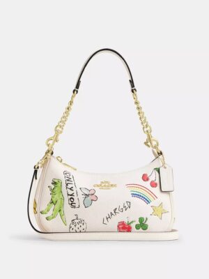 coach Teri Bag With Sketch Print + Brand Box , size  25*13