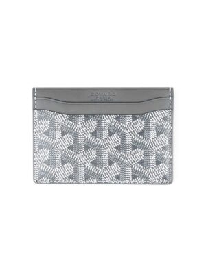 Goyard Green Goyardine Coated Canvas and Leather Saint Sulpice Card Holder+ Brand Box , size 10*8