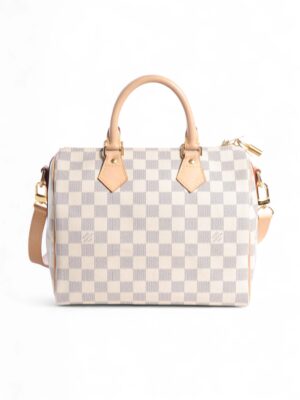 Louis Vuitton Speedy Bandouliere 25 Damier azur  , size 25*19