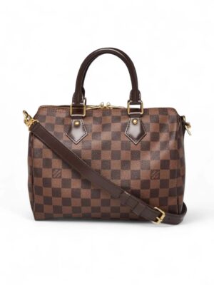 Louis Vuitton Speedy Bandouliere 25 Damier azur + Brand Box , size 25*19
