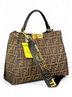 FENDI Peekaboo FF Fabric  , size 35*26
