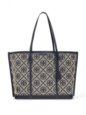 Tory Burch Perry T Monogram tote , size 42*27