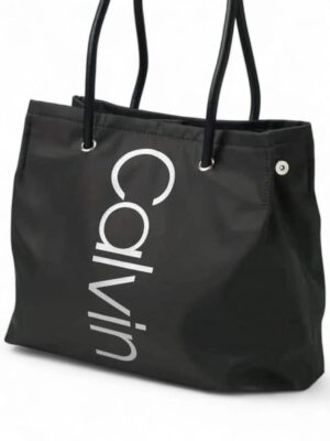 Calvin Klein malory nylon logo tote bag , size 30*25