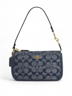 COACH Nolita 19 Dark Blue Denim Signature Canvas
  + Brand Box , size 19*11