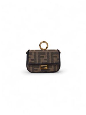 FENDI Nano Baguette
Brown FF jacquard fabric  + Brand Box , size 10*7