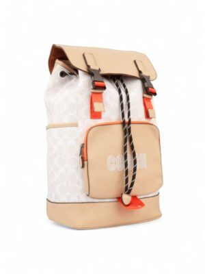 Coach Track Backpack In Colorblock Signature , size 41*26