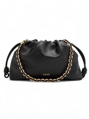 Loewe Flamenco embellished leather clutch + Brand Box , size 30*20