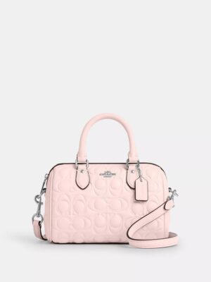 Coach Mini Rowan Crossbody Bag In Signature Leather + Brand Box , size 18*12