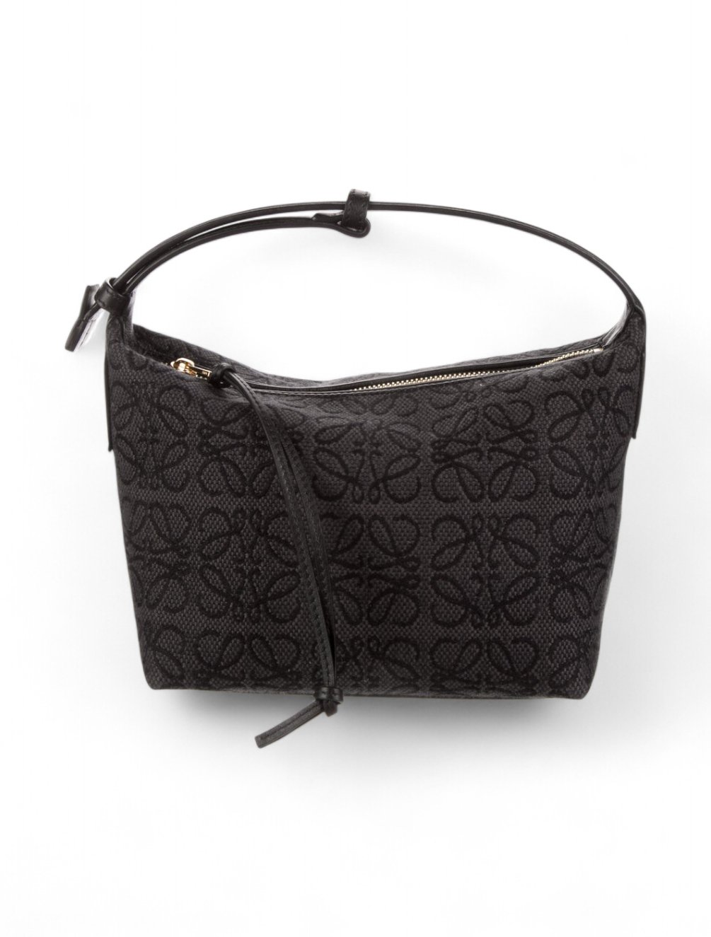 ⁦LOEWE Small Cubi Anagram Jacquard Canvas Shoulder , size 22*15 .. ofr⁩ - الصورة ⁦1⁩