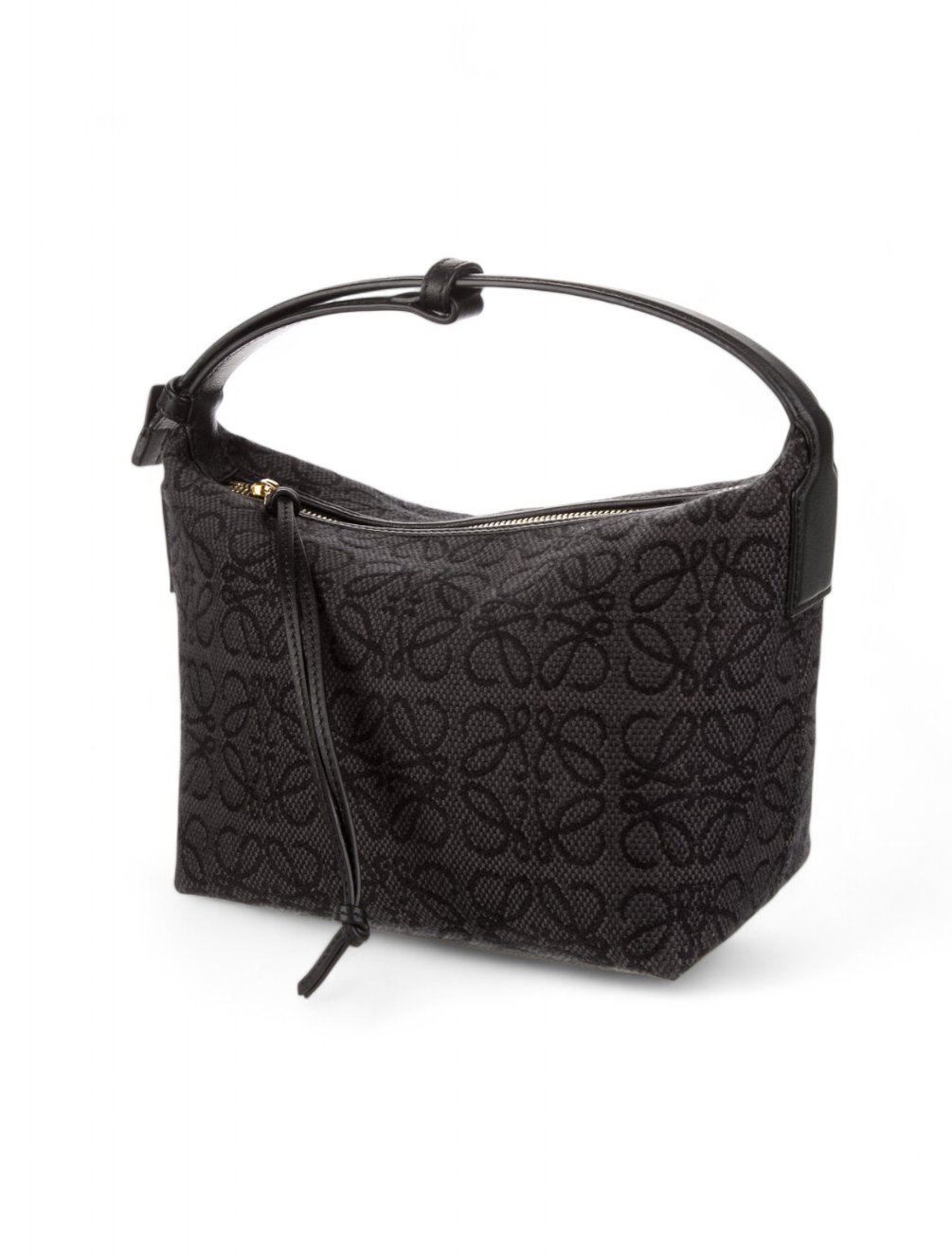 ⁦LOEWE Small Cubi Anagram Jacquard Canvas Shoulder , size 22*15 .. ofr⁩ - الصورة ⁦2⁩