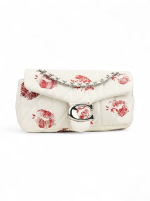 Coach Tabby Shoulder Bag 26 With Quilting And Lip Print + Dust Cover , size 25*14 .. ofr