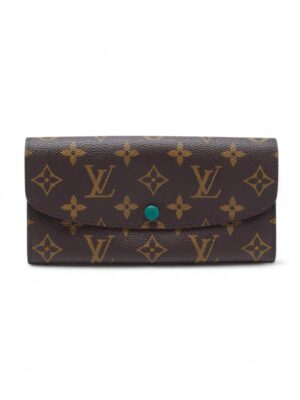 Louis Vuitton Emilie Wallet Green + Box , size 18*10