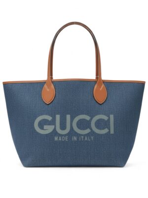 Gucci reversible 
Totissima Large logo denim shopper + Brand Box , size 44*27