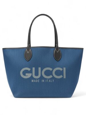 Gucci reversible 
Totissima Large logo denim shopper + Brand Box , size 44*27
