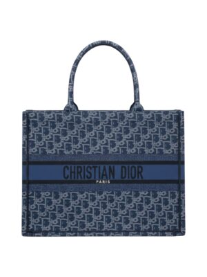 Christian Dior  Book Tote Blue in denim  , size 40*30 .. ofr
