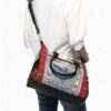 Desigual Patches red and denim shoulder bag , size 32*25 - Thumbnail Image 6