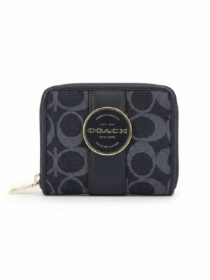 Coach Zip around wallet + Brand Box , size 12*9