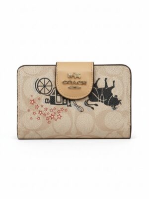 Coach wallet + Brand Box , size 14*10