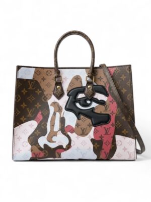 Louis Vuitton OnTheGo Face print+ Brand Box , size 34*27